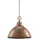 Admiral 1 Light 20 inch Antique Brass Pendant Ceiling Light